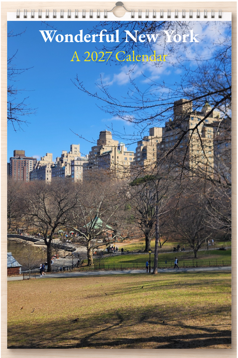 Wonderful New York: A 2027 Calendar