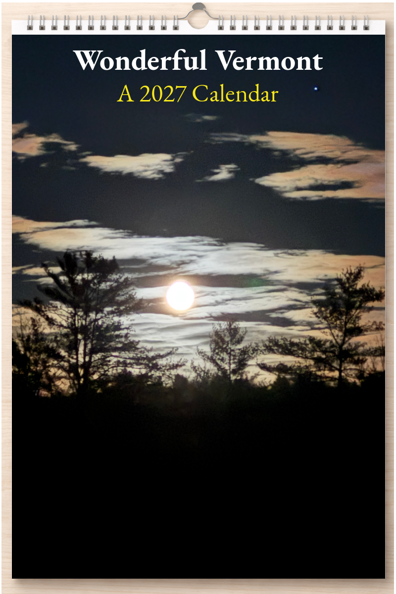 Wonderful Vermont: A 2027 Calendar