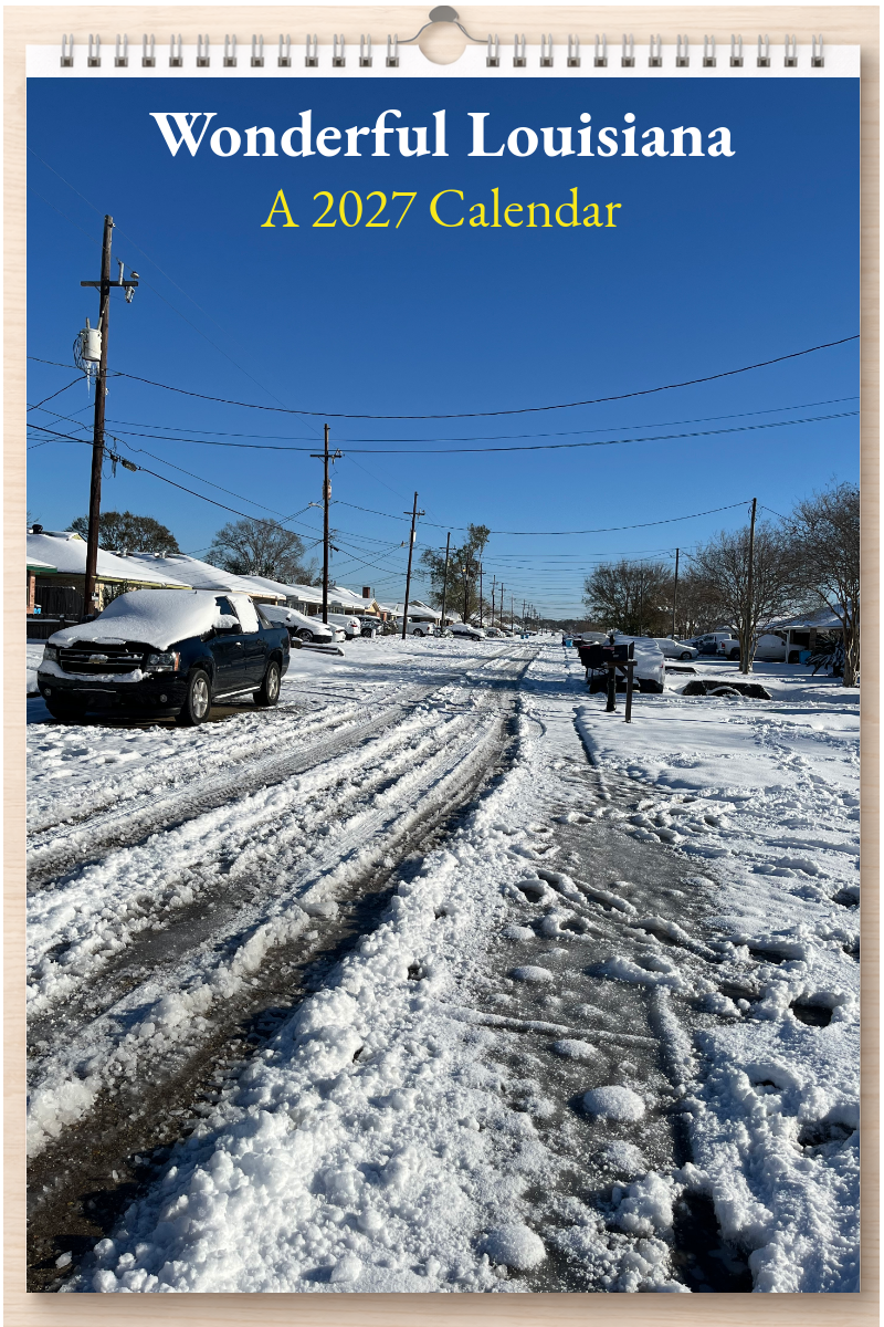 Wonderful Louisiana: A 2027 Calendar