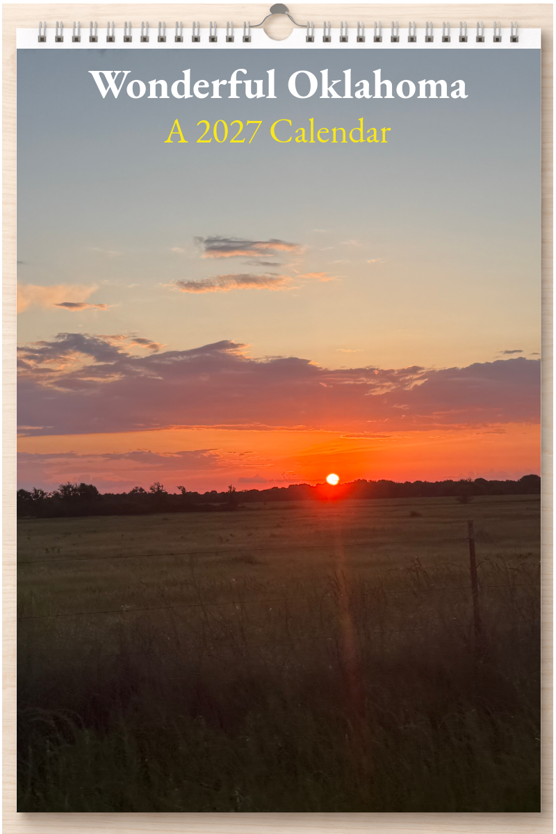 Wonderful Oklahoma: A 2027 Calendar