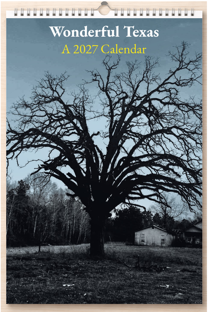 Wonderful Texas: A 2027 Calendar