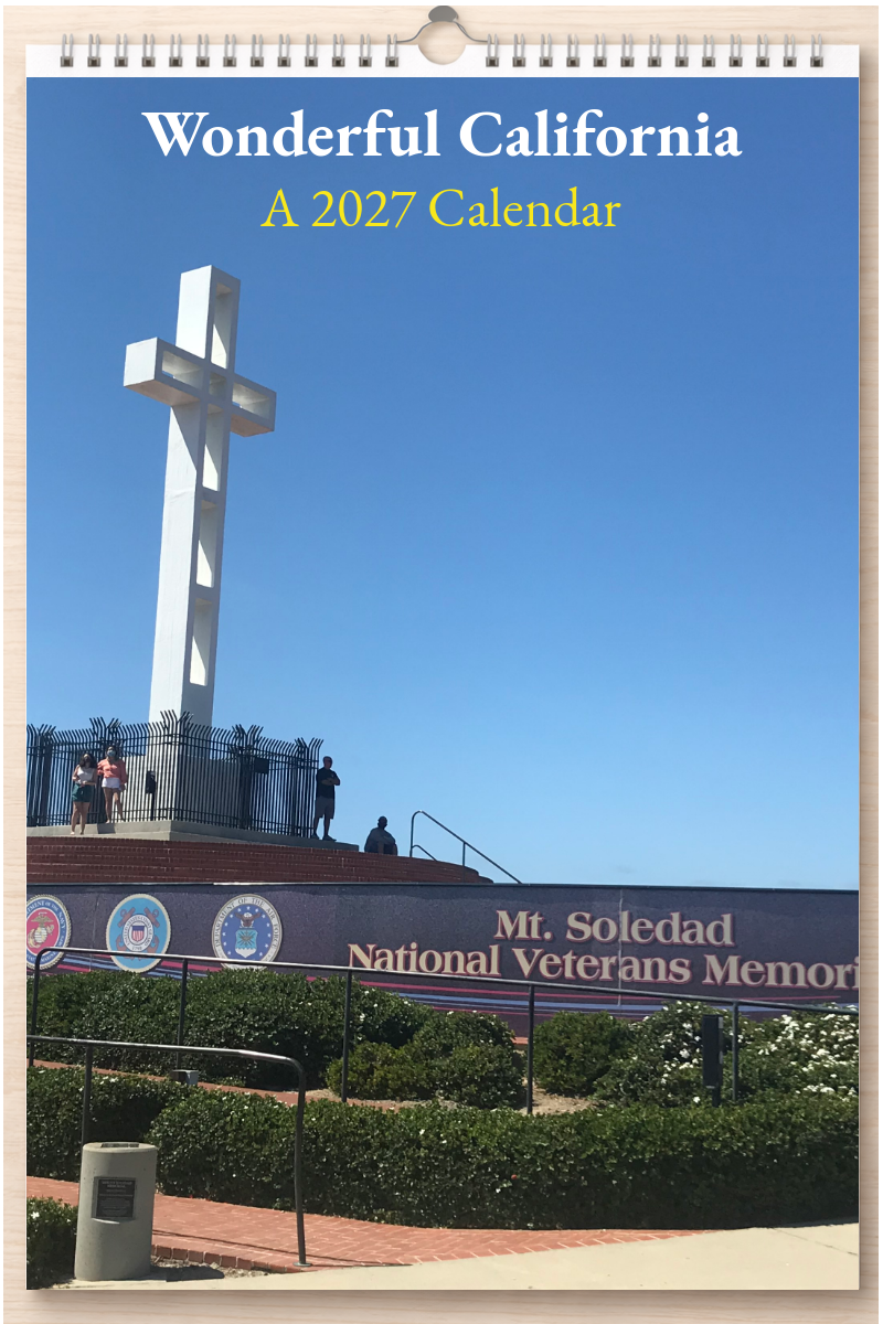 Wonderful California: A 2027 Calendar