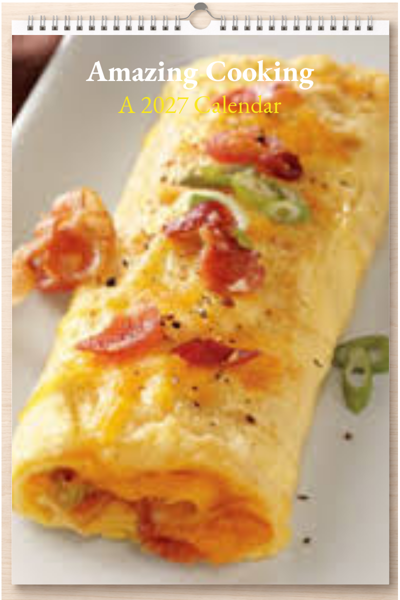 Amazing Cooking: A 2027 Calendar