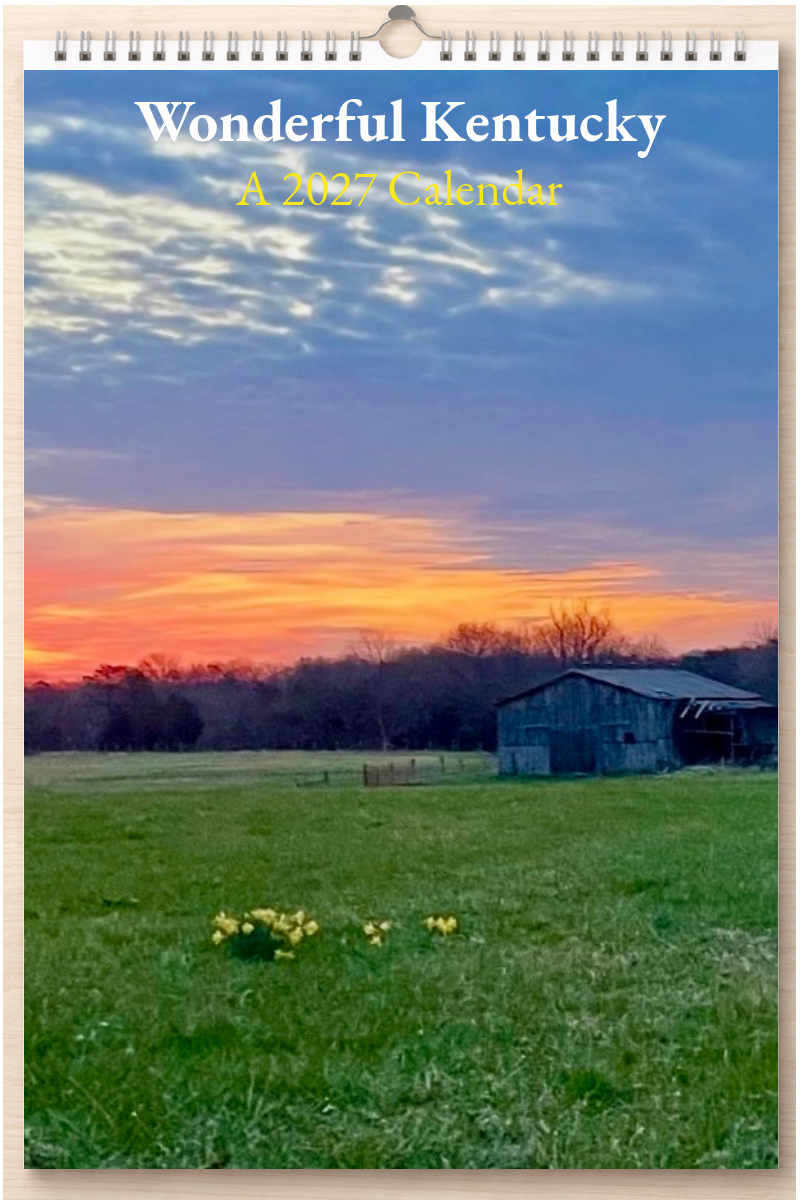 Wonderful Kentucky: A 2027 Calendar