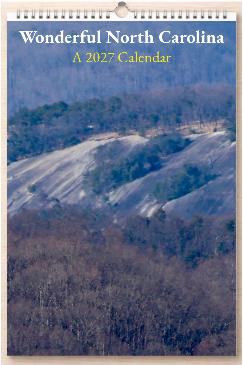 Wonderful North Carolina: A 2027 Calendar