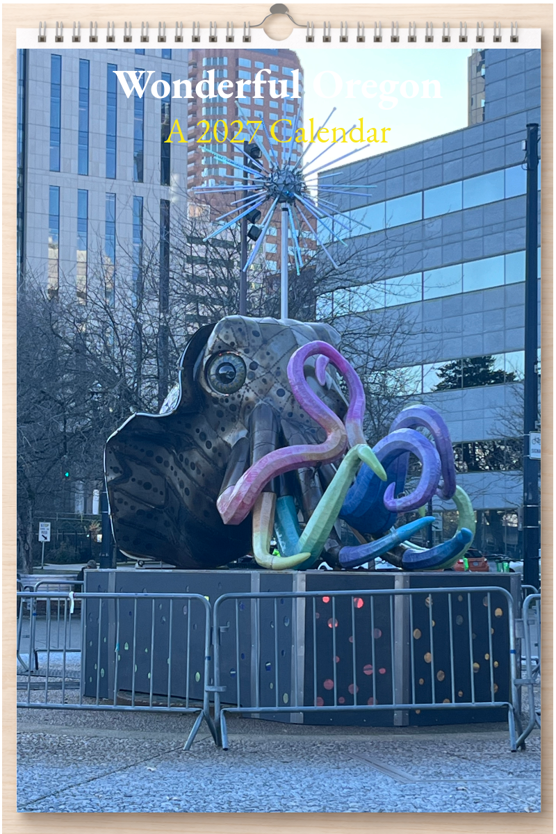Wonderful Oregon: A 2027 Calendar