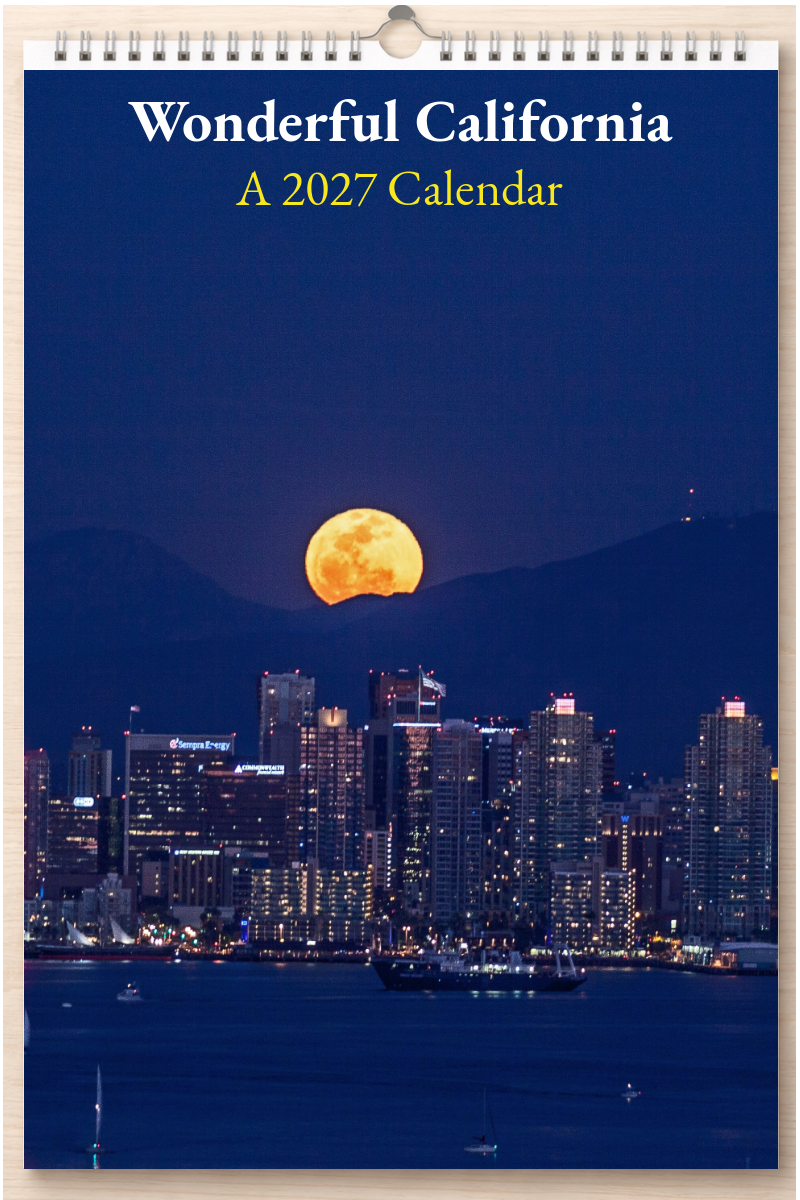 Wonderful California: A 2027 Calendar
