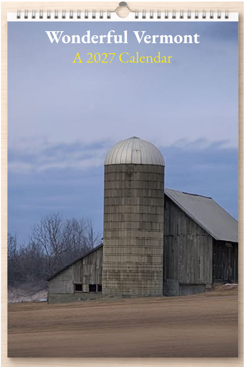 Wonderful Vermont: A 2027 Calendar