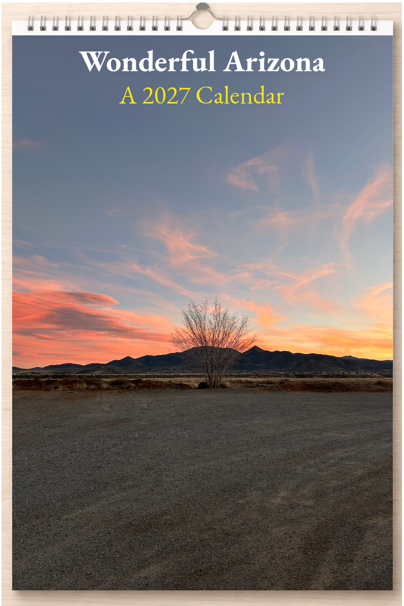 Wonderful Arizona: A 2027 Calendar