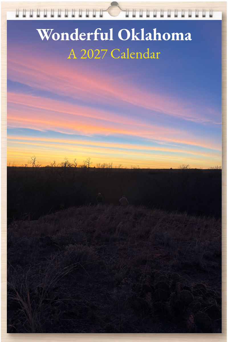 Wonderful Oklahoma: A 2027 Calendar