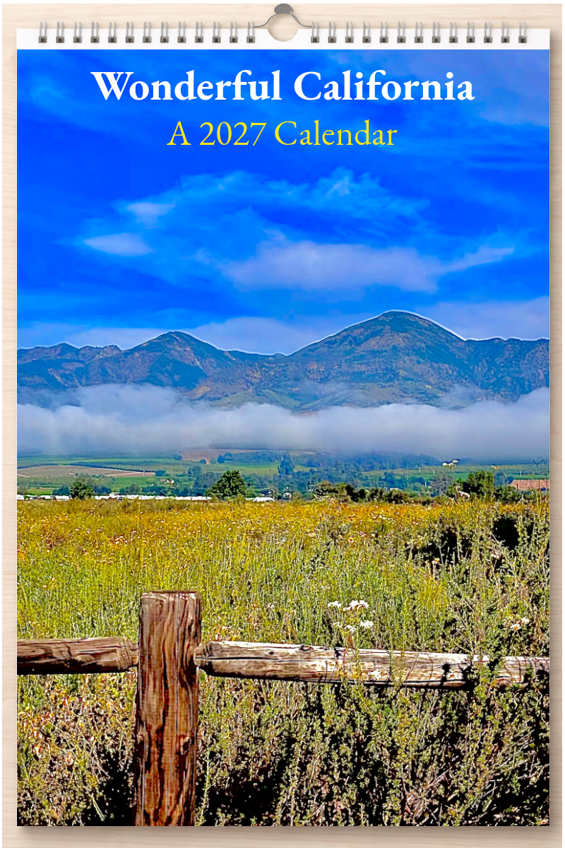 Wonderful California: A 2027 Calendar