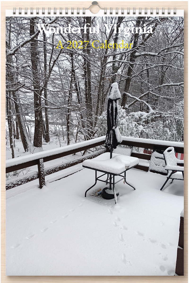 Wonderful Virginia: A 2027 Calendar