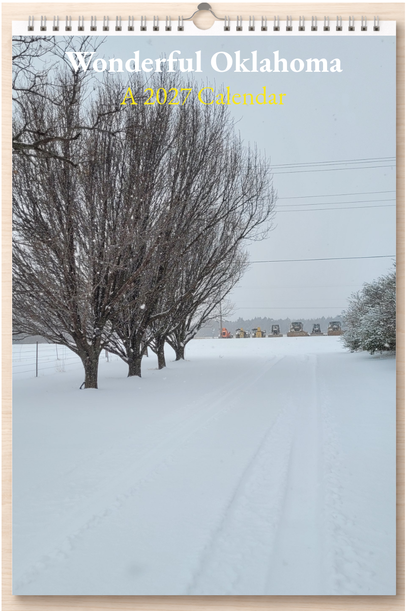 Wonderful Oklahoma: A 2027 Calendar