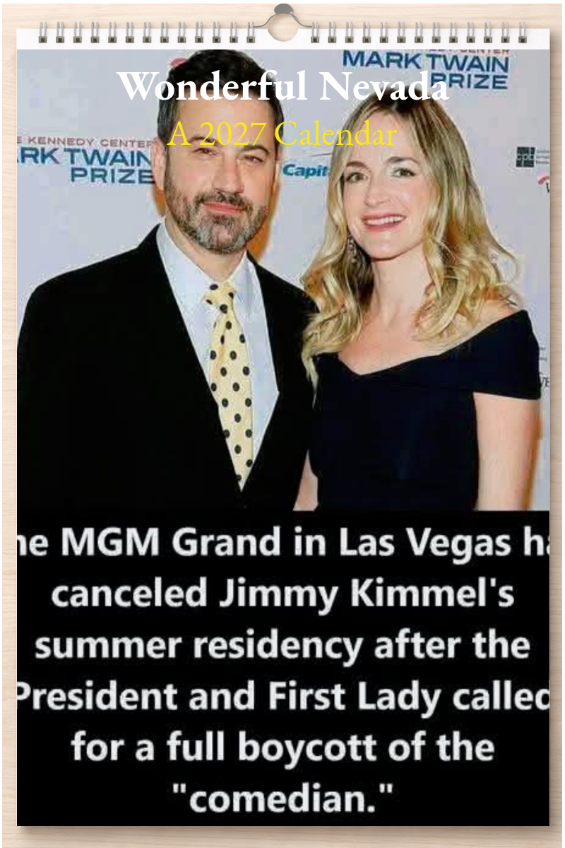 Wonderful Nevada: A 2027 Calendar