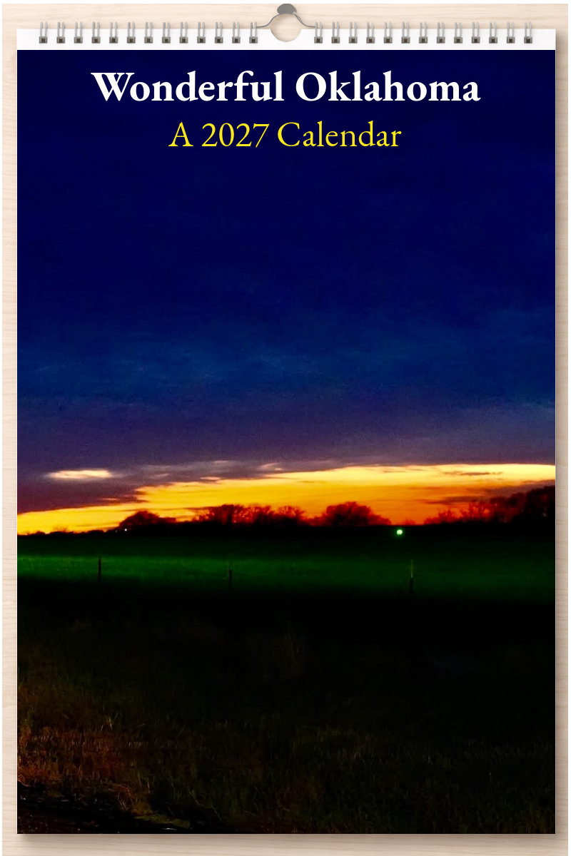 Wonderful Oklahoma: A 2027 Calendar