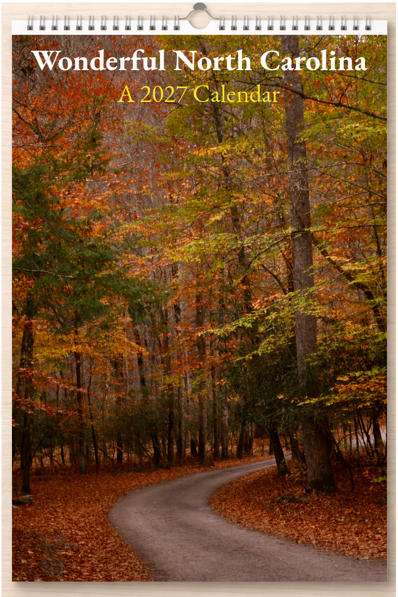 Wonderful North Carolina: A 2027 Calendar
