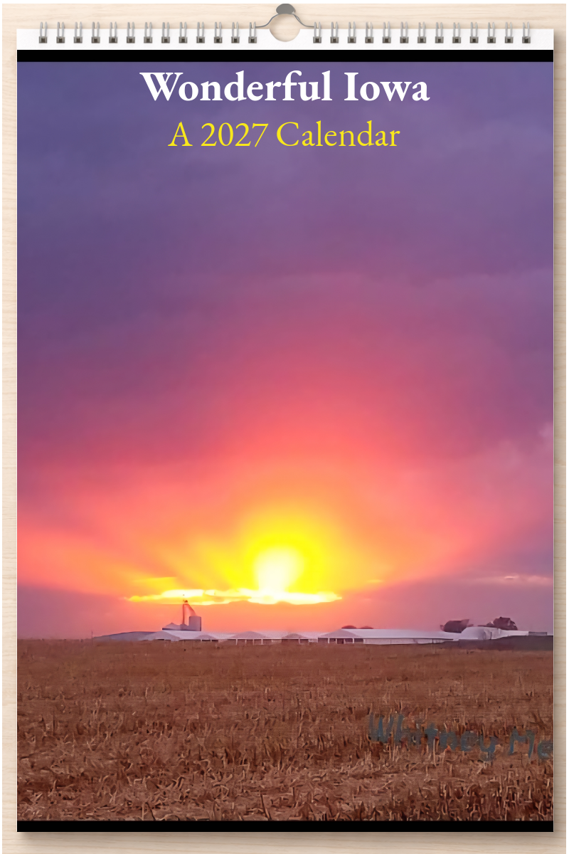 Wonderful Iowa: A 2027 Calendar