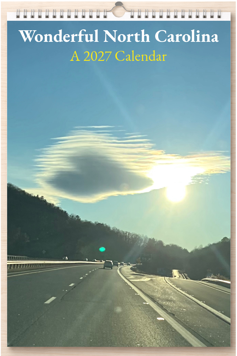 Wonderful North Carolina: A 2027 Calendar