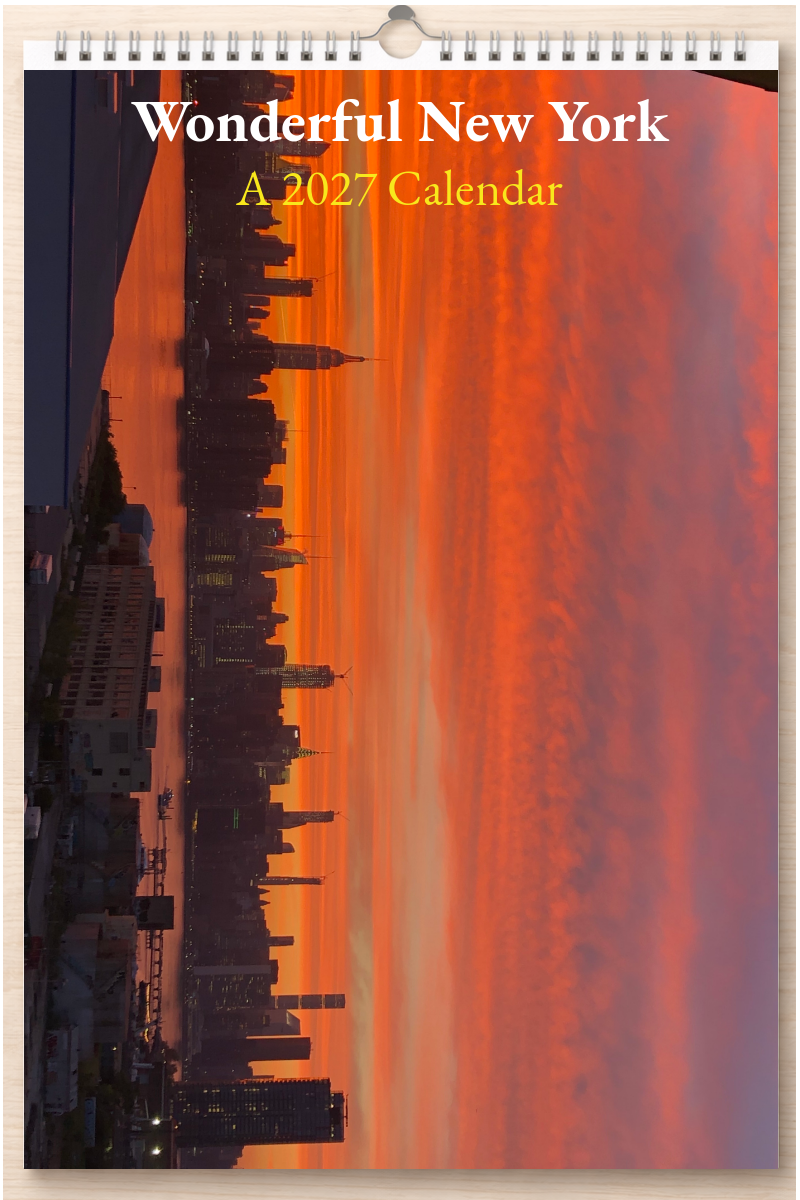 Wonderful New York: A 2027 Calendar