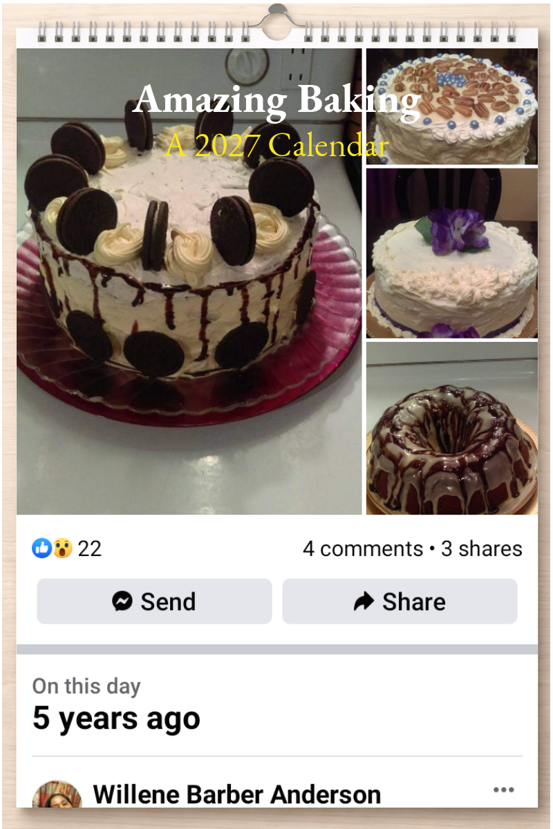 Amazing Baking: A 2027 Calendar