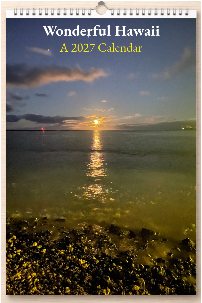 Wonderful Hawaii: A 2027 Calendar