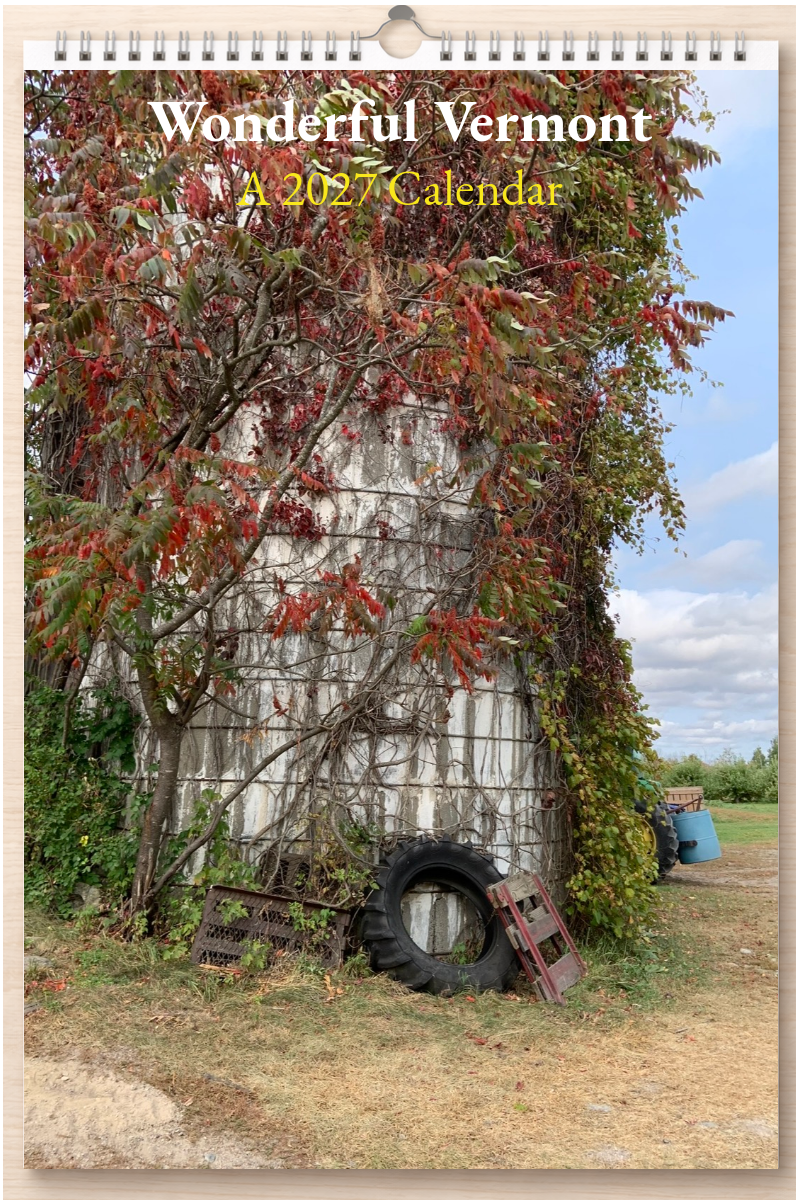 Wonderful Vermont: A 2027 Calendar