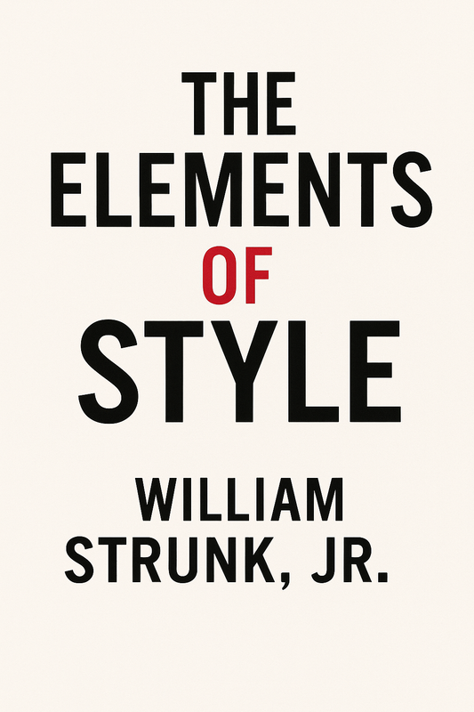 The Elements of Style - William Strunk, Jr.