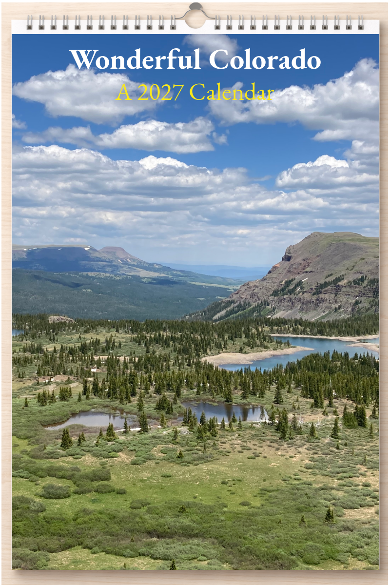 Wonderful Colorado: A 2027 Calendar
