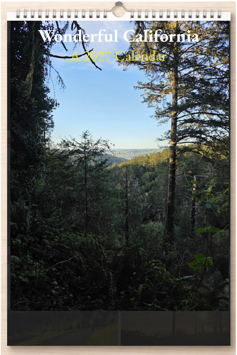 Wonderful California: A 2027 Calendar