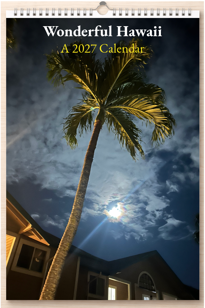 Wonderful Hawaii: A 2027 Calendar