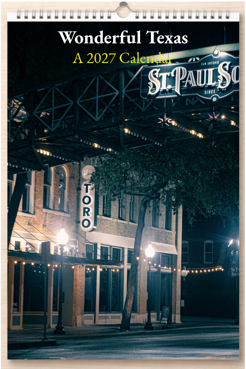 Wonderful Texas: A 2027 Calendar