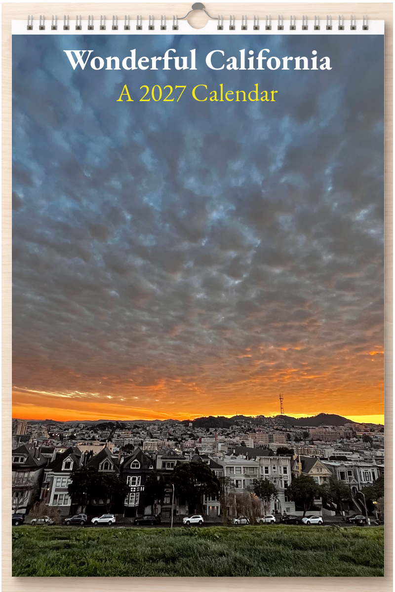 Wonderful California: A 2027 Calendar