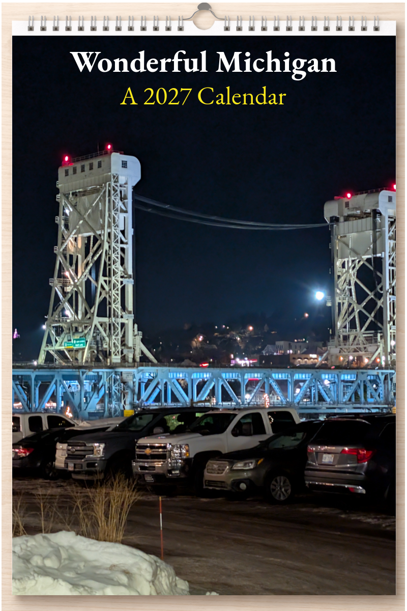Wonderful Michigan: A 2027 Calendar