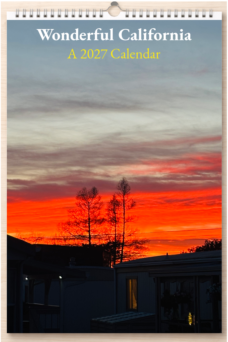 Wonderful California: A 2027 Calendar