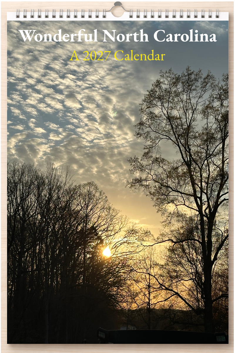 Wonderful North Carolina: A 2027 Calendar