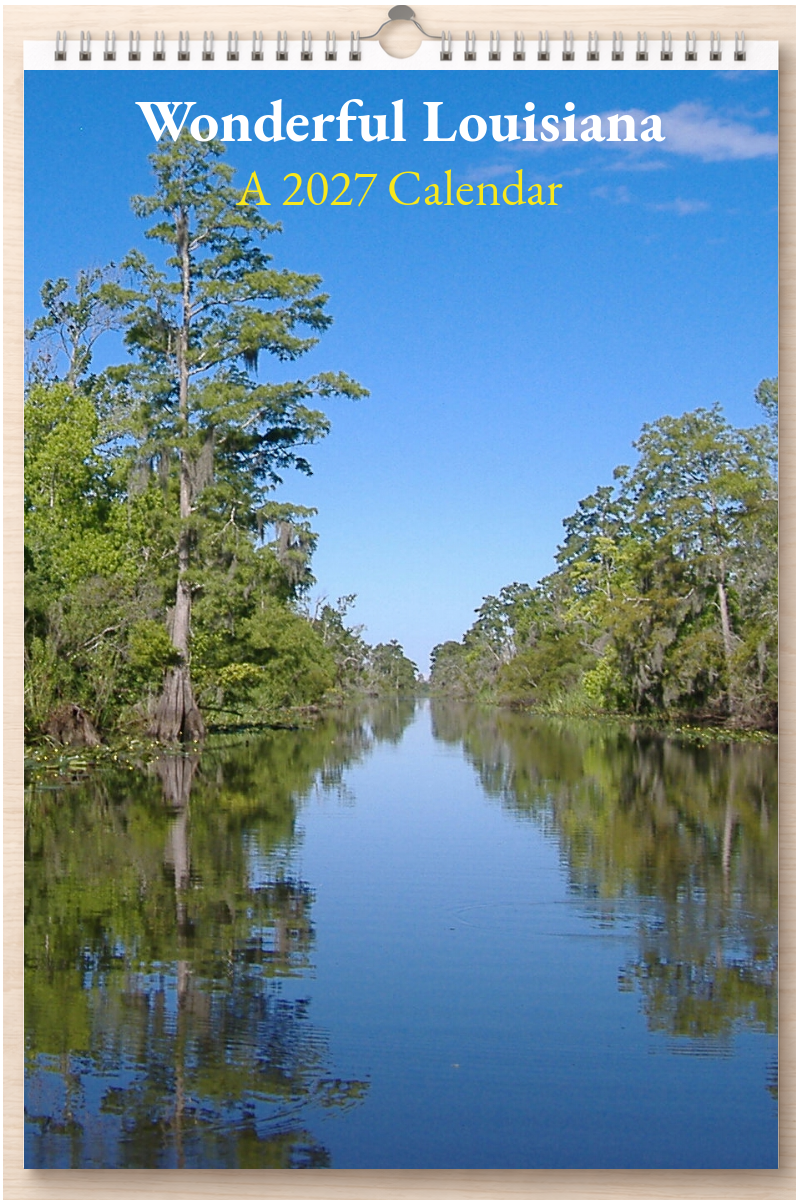 Wonderful Louisiana: A 2027 Calendar
