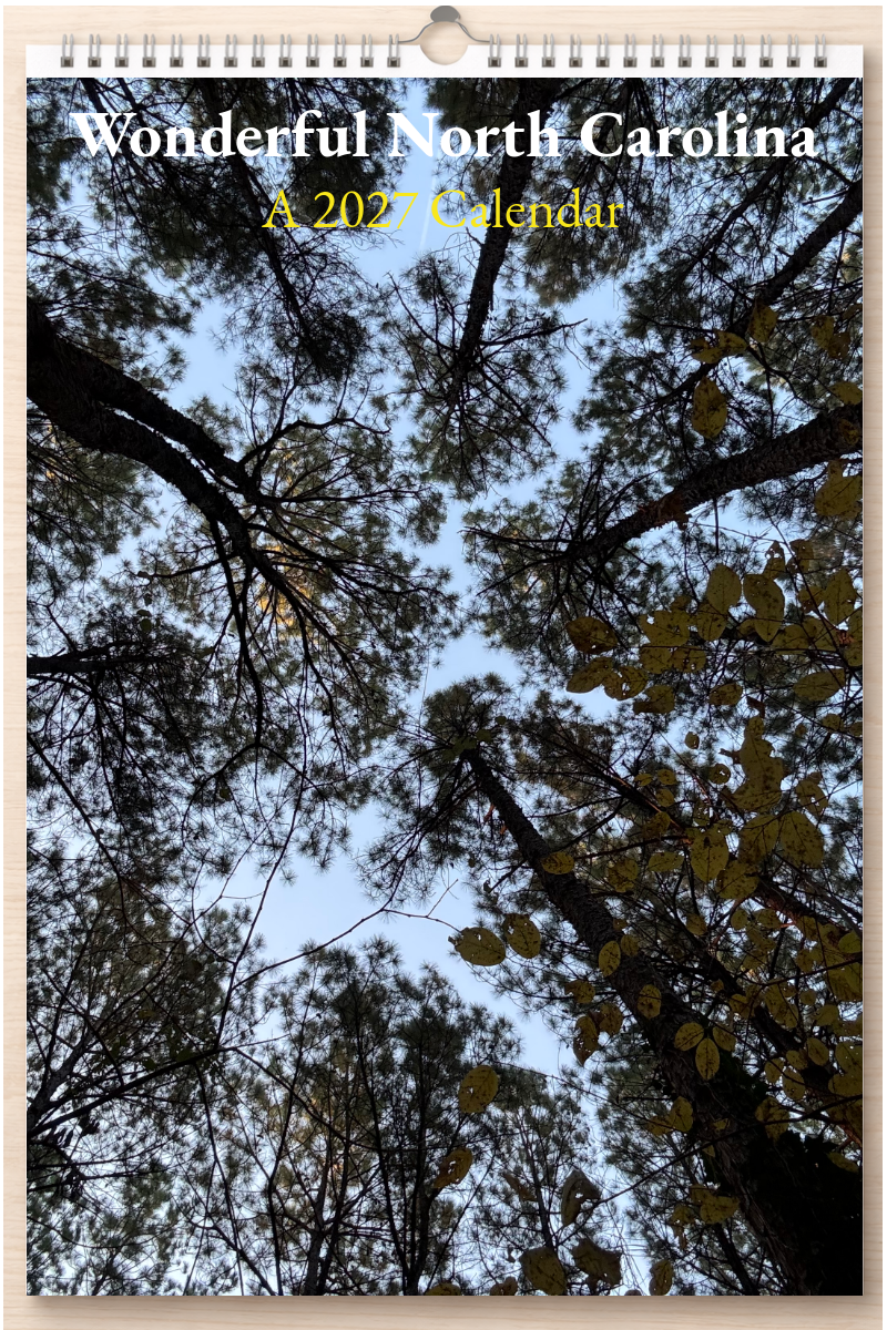 Wonderful North Carolina: A 2027 Calendar