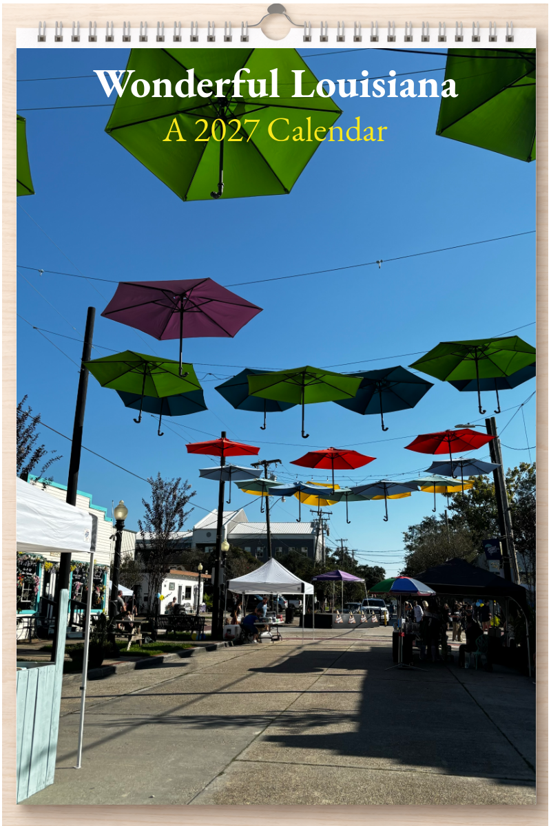 Wonderful Louisiana: A 2027 Calendar