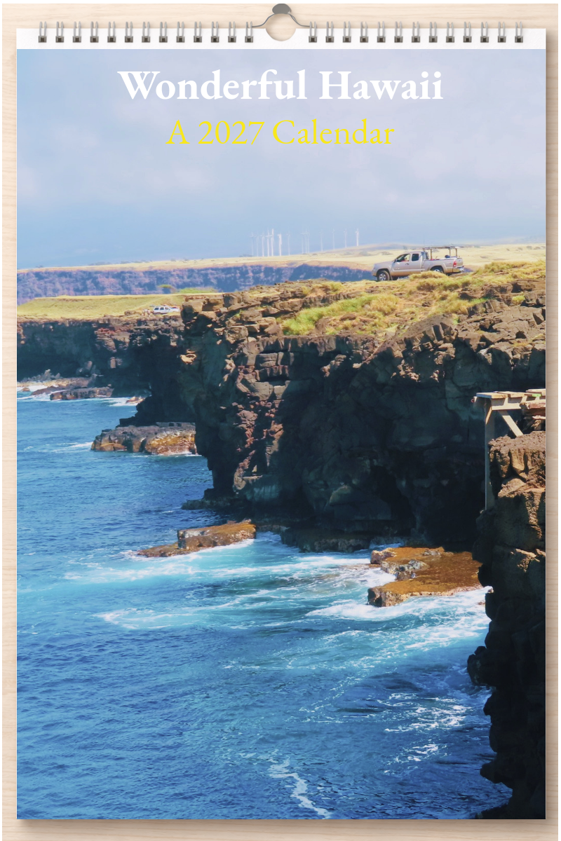 Wonderful Hawaii: A 2027 Calendar