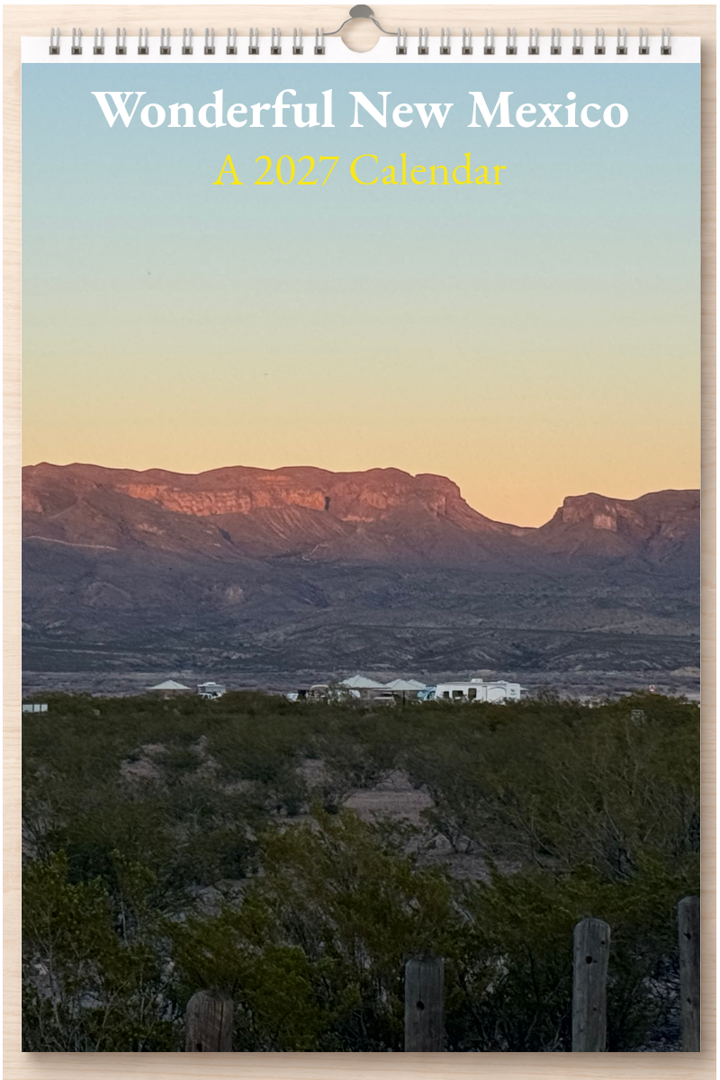 Wonderful New Mexico: A 2027 Calendar