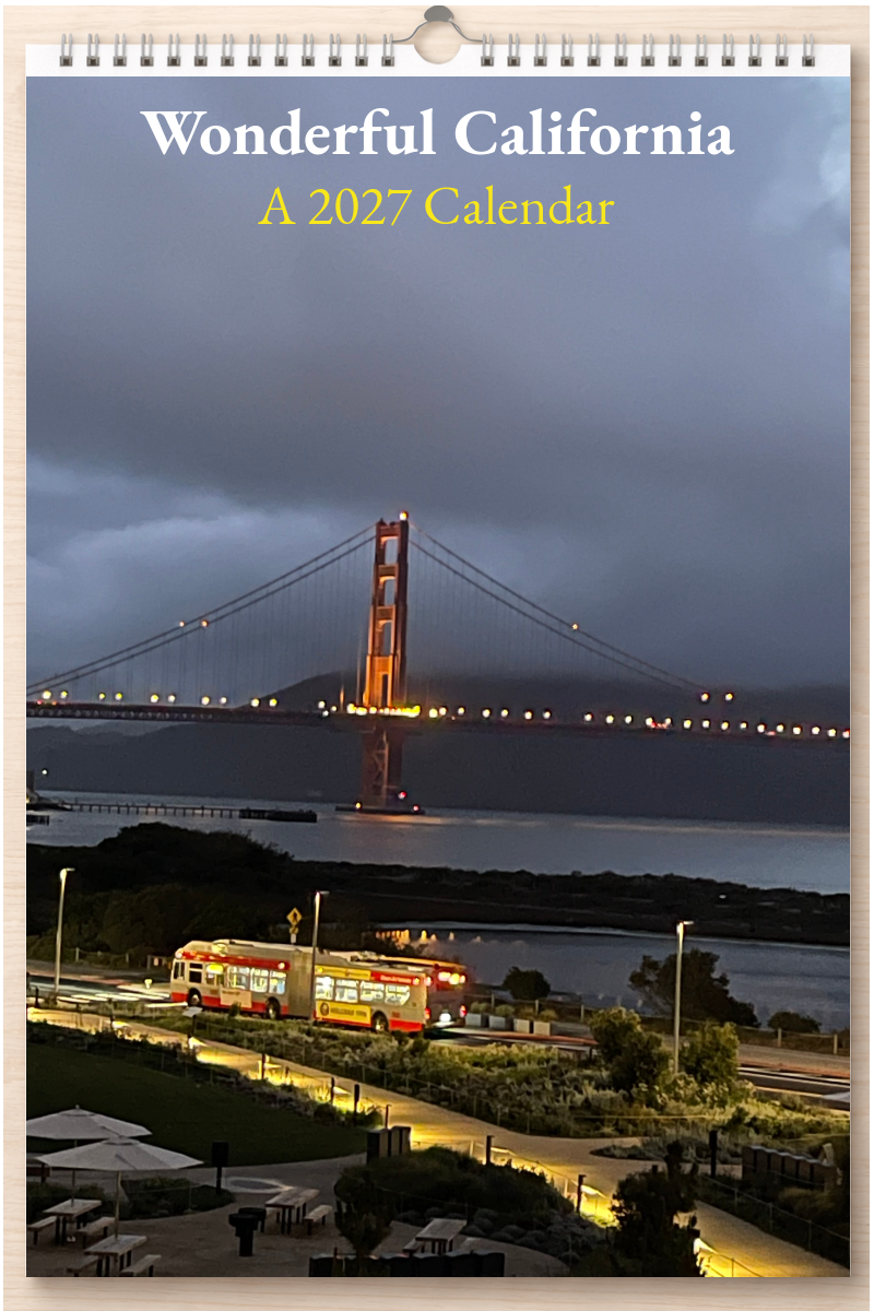 Wonderful California: A 2027 Calendar