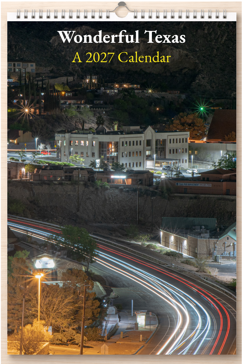 Wonderful Texas: A 2027 Calendar