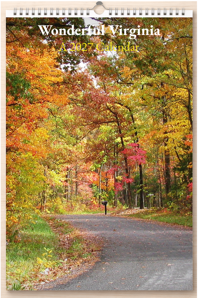 Wonderful Virginia: A 2027 Calendar