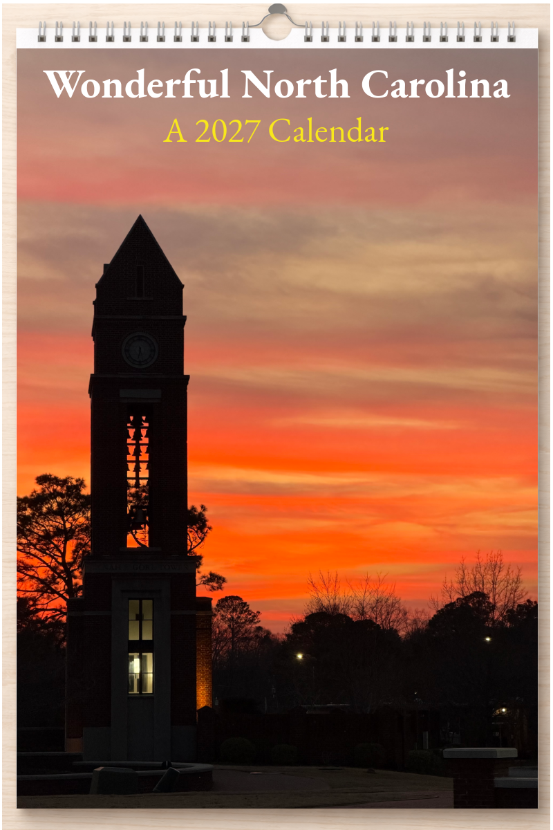 Wonderful North Carolina: A 2027 Calendar
