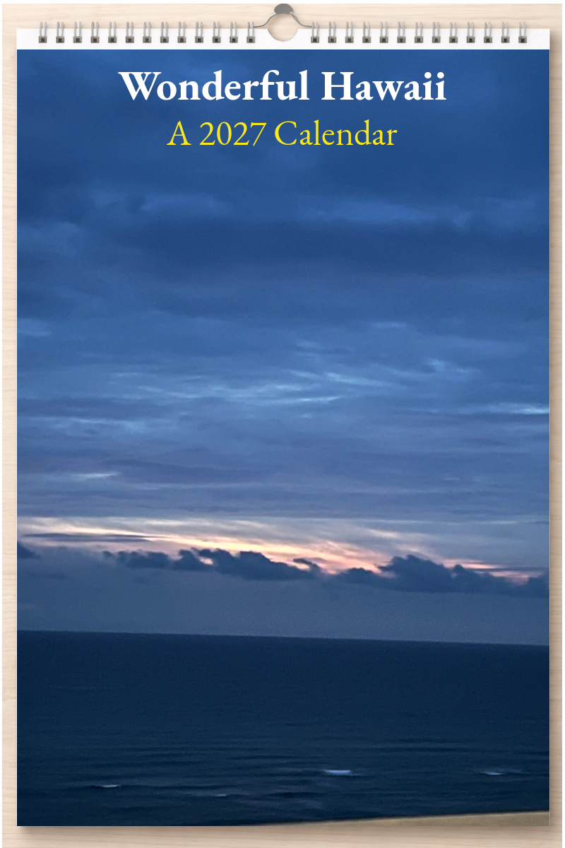 Wonderful Hawaii: A 2027 Calendar