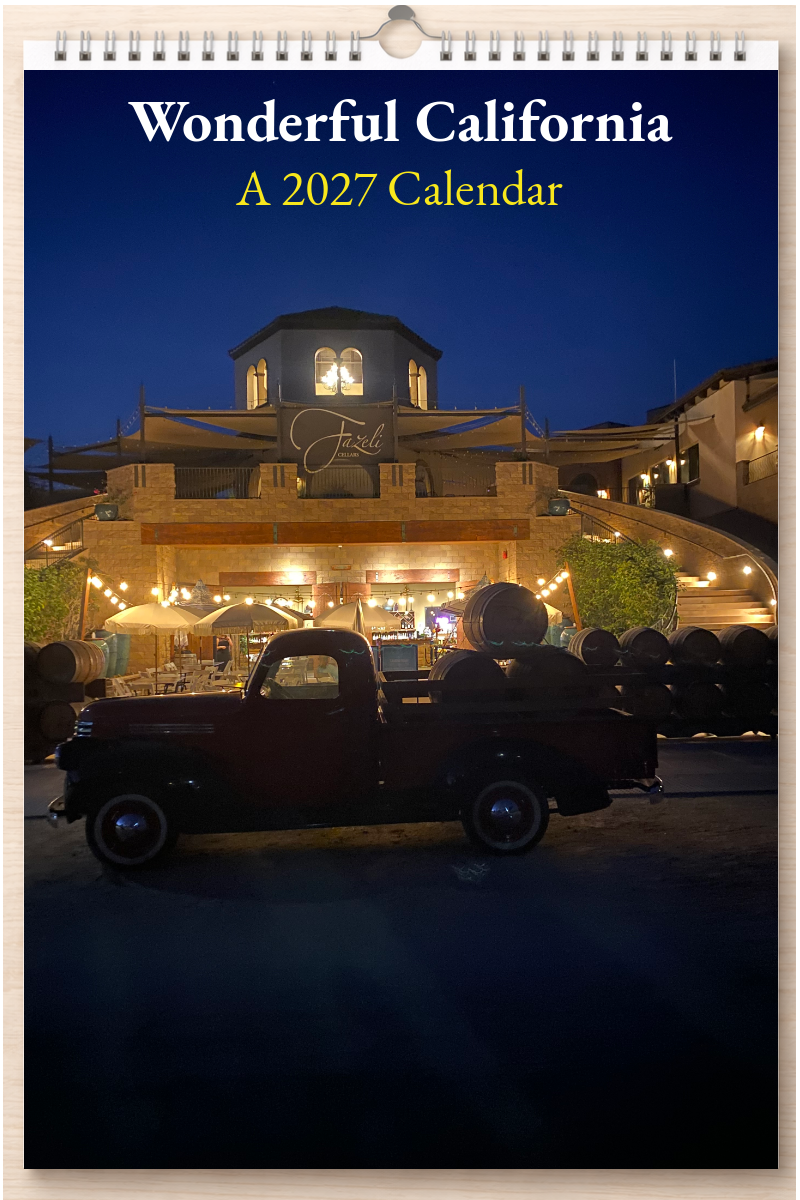 Wonderful California: A 2027 Calendar
