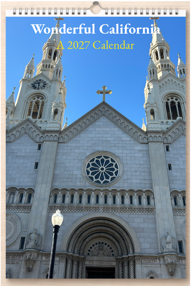 Wonderful California: A 2027 Calendar