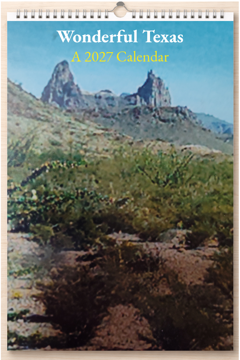 Wonderful Texas: A 2027 Calendar