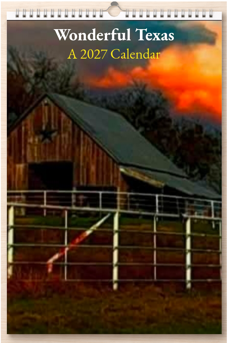 Wonderful Texas: A 2027 Calendar