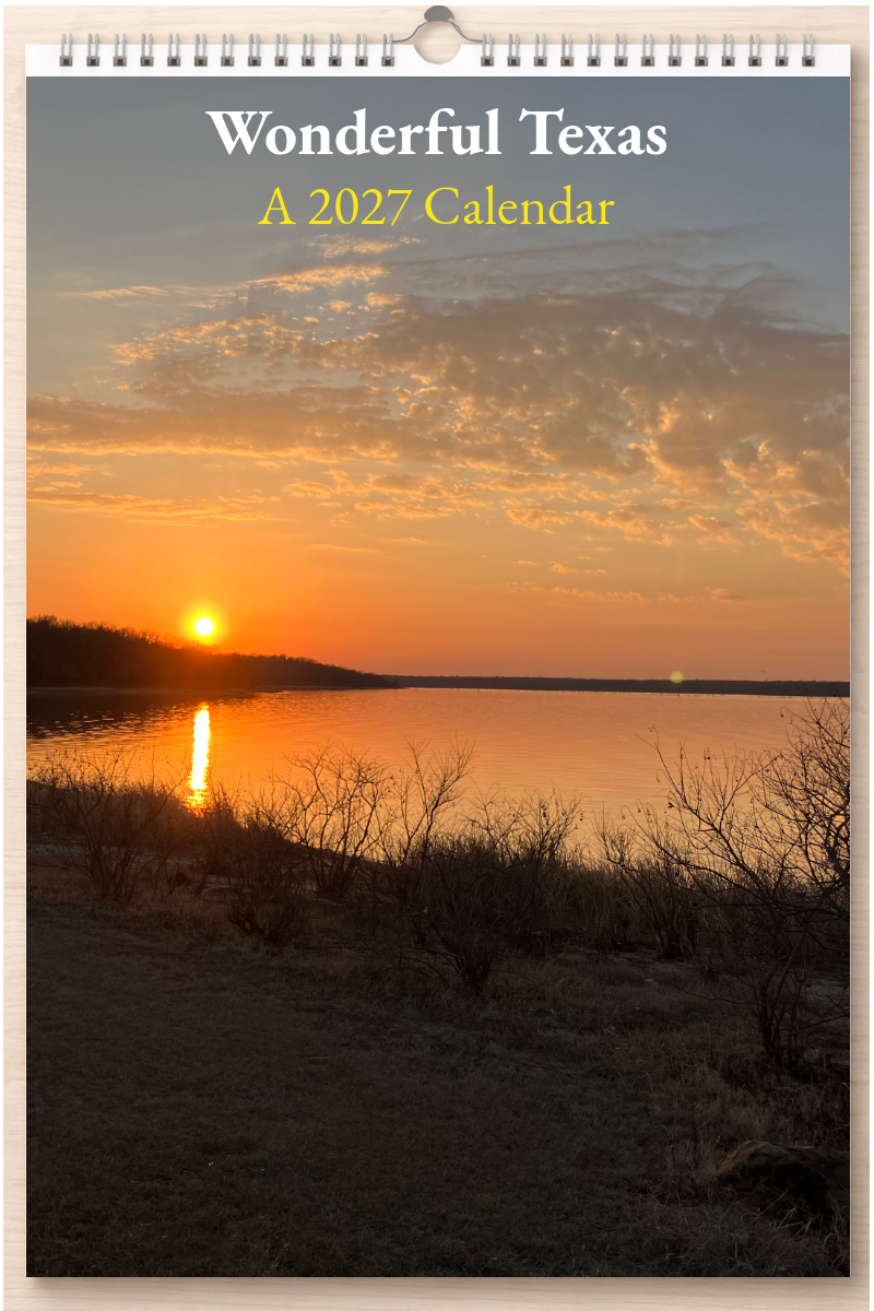 Wonderful Texas: A 2027 Calendar